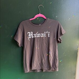 Hawaii Graphic Women's T-Shirt - Black